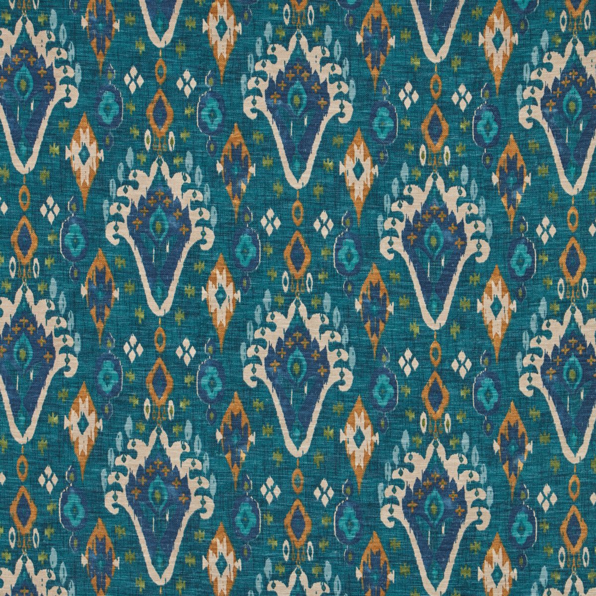 Boho Teal Fabric by iLiv