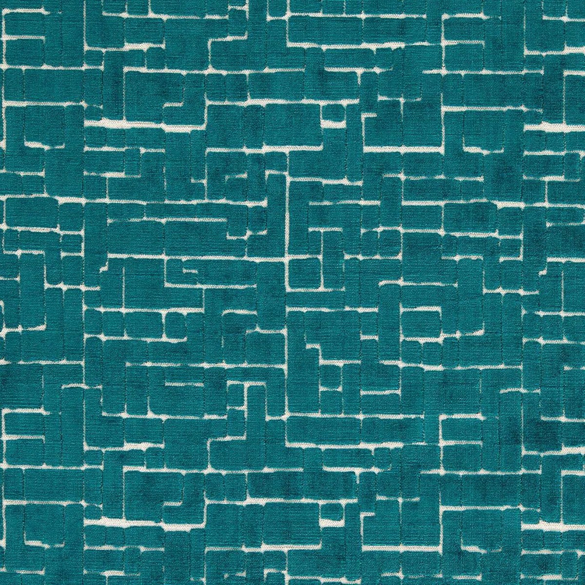 Kupka Peacock Fabric by Clarke & Clarke