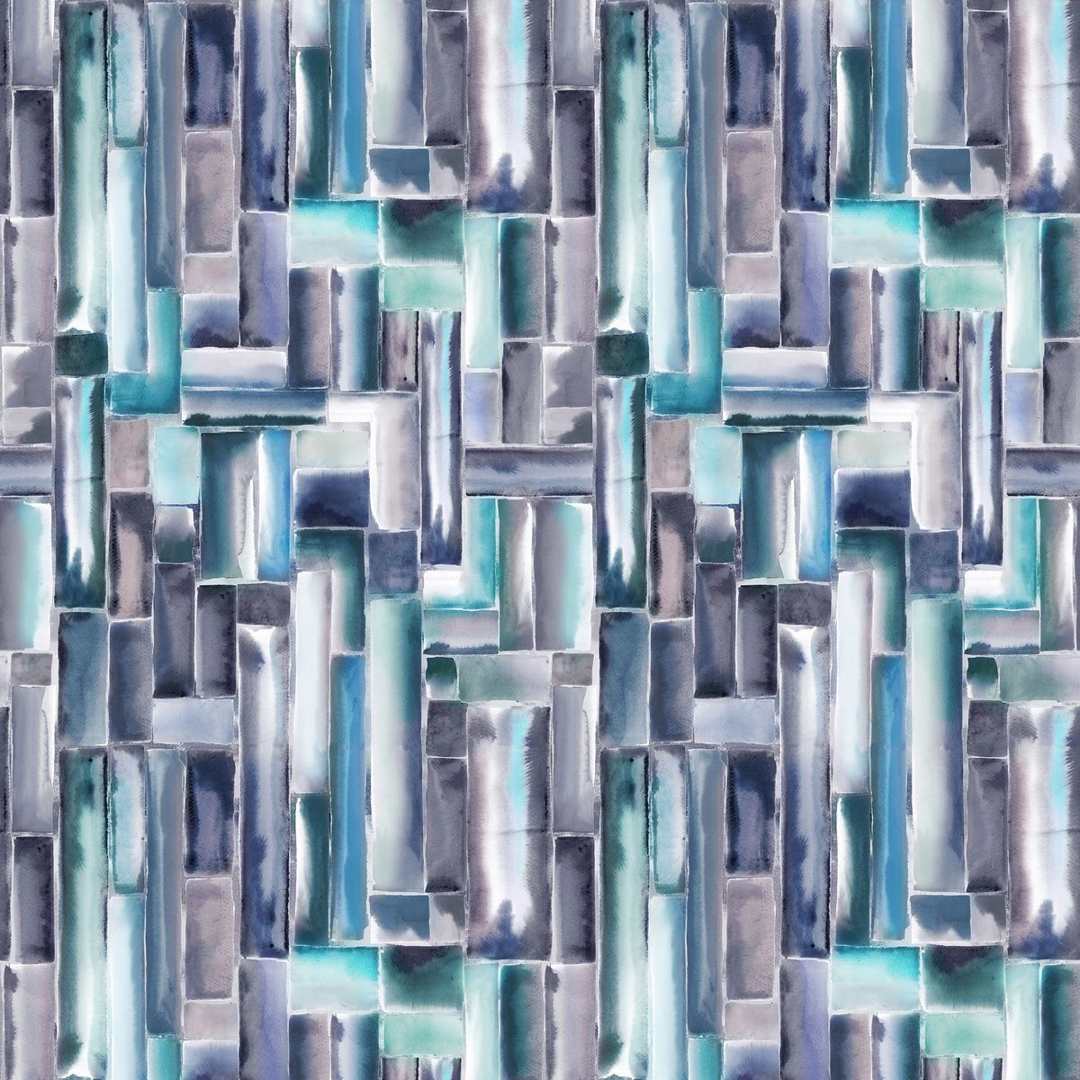 Albers Azurite Fabric by Voyage Maison