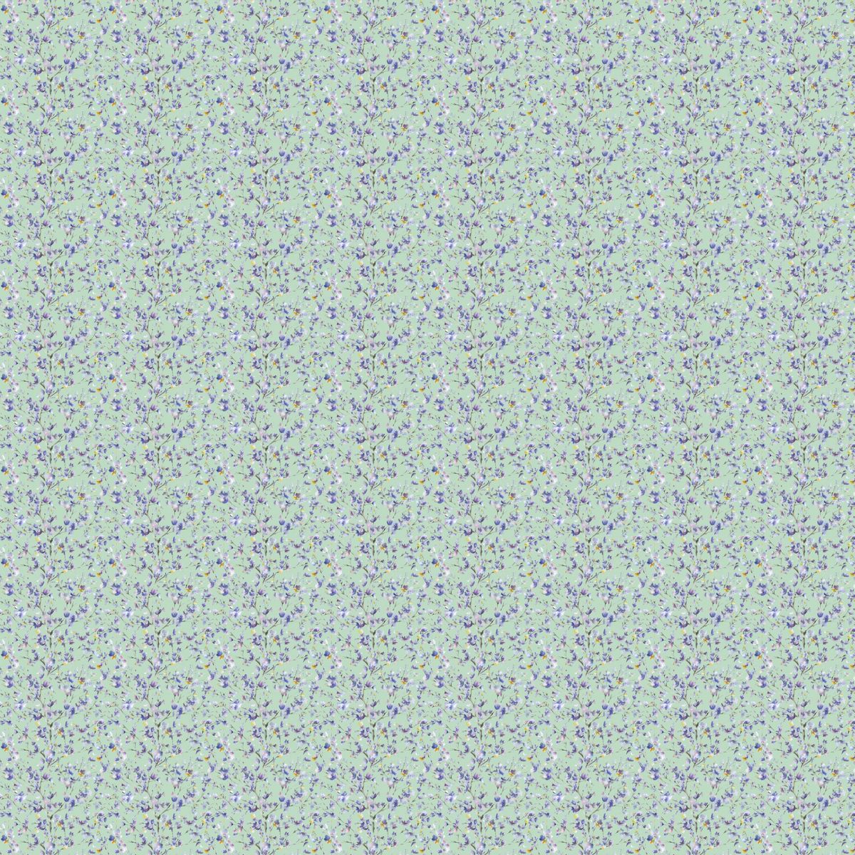 Belsay Heather Plain Mint Fabric by Voyage Maison