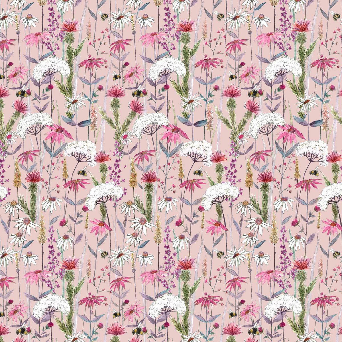 Hermione Blush Fabric by Voyage Maison