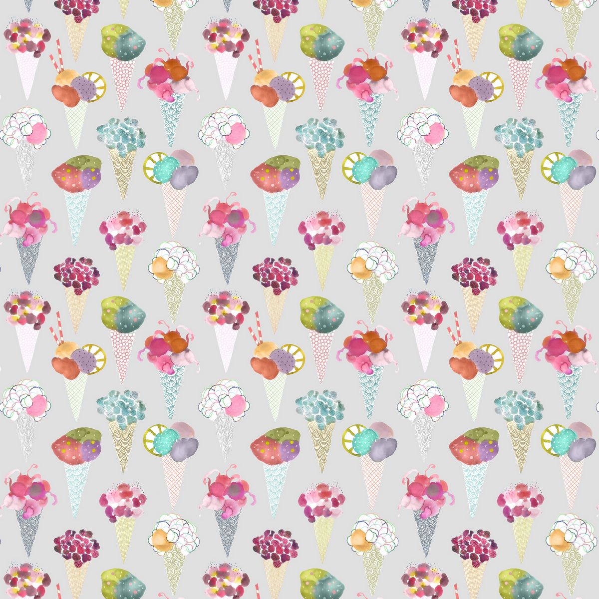 Icecream Pastel Fabric by Voyage Maison