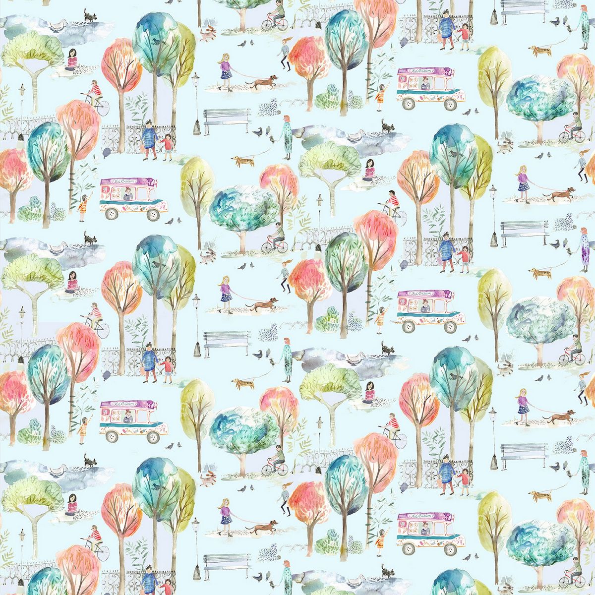 Park Life Dusk Fabric by Voyage Maison