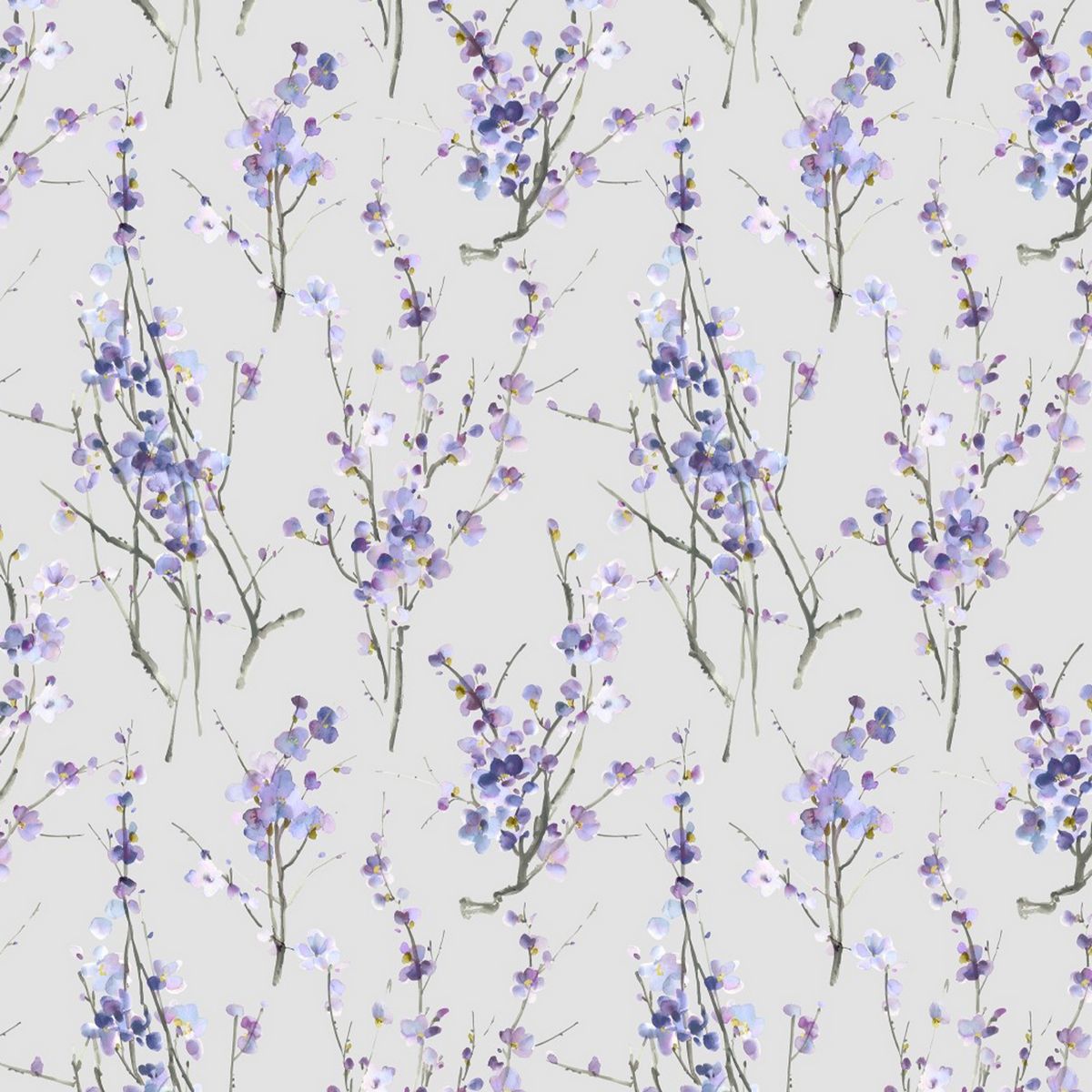 Saville Violet/Stone Fabric by Voyage Maison