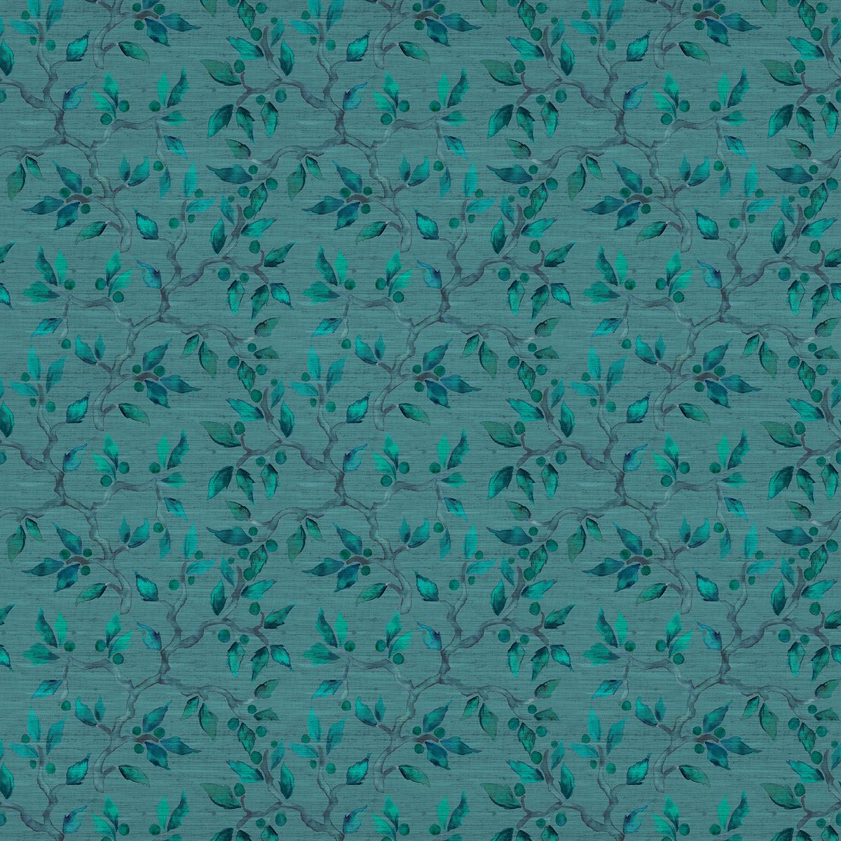 Vesper Azurite Fabric by Voyage Maison