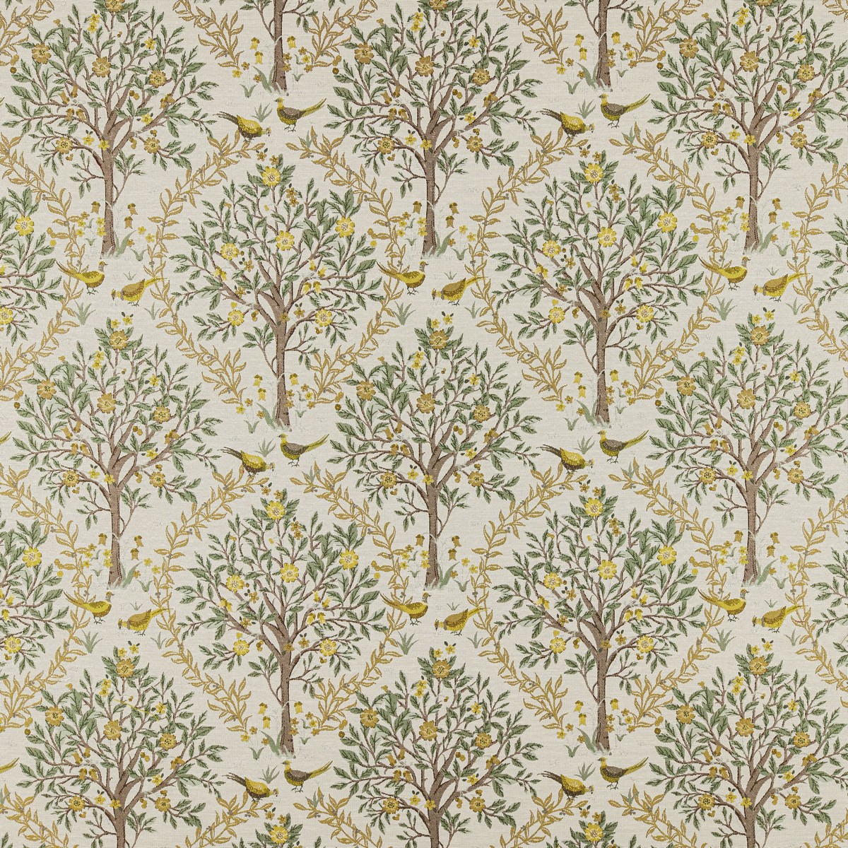 Bedgebury Lemon Fabric by Ashley Wilde