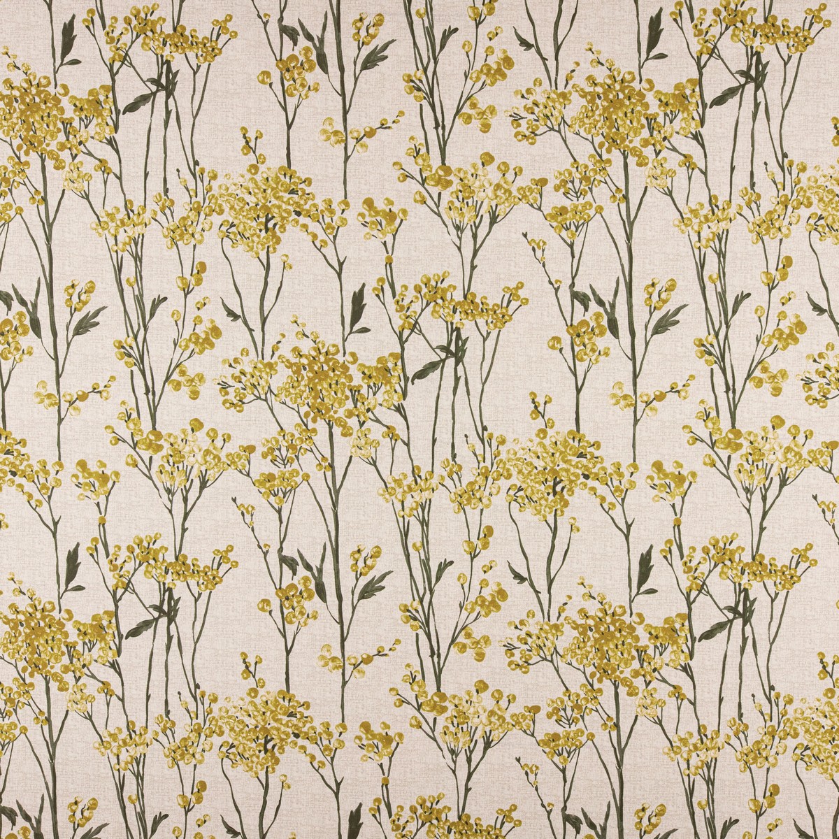 Hawthorn Maize Fabric by Ashley Wilde