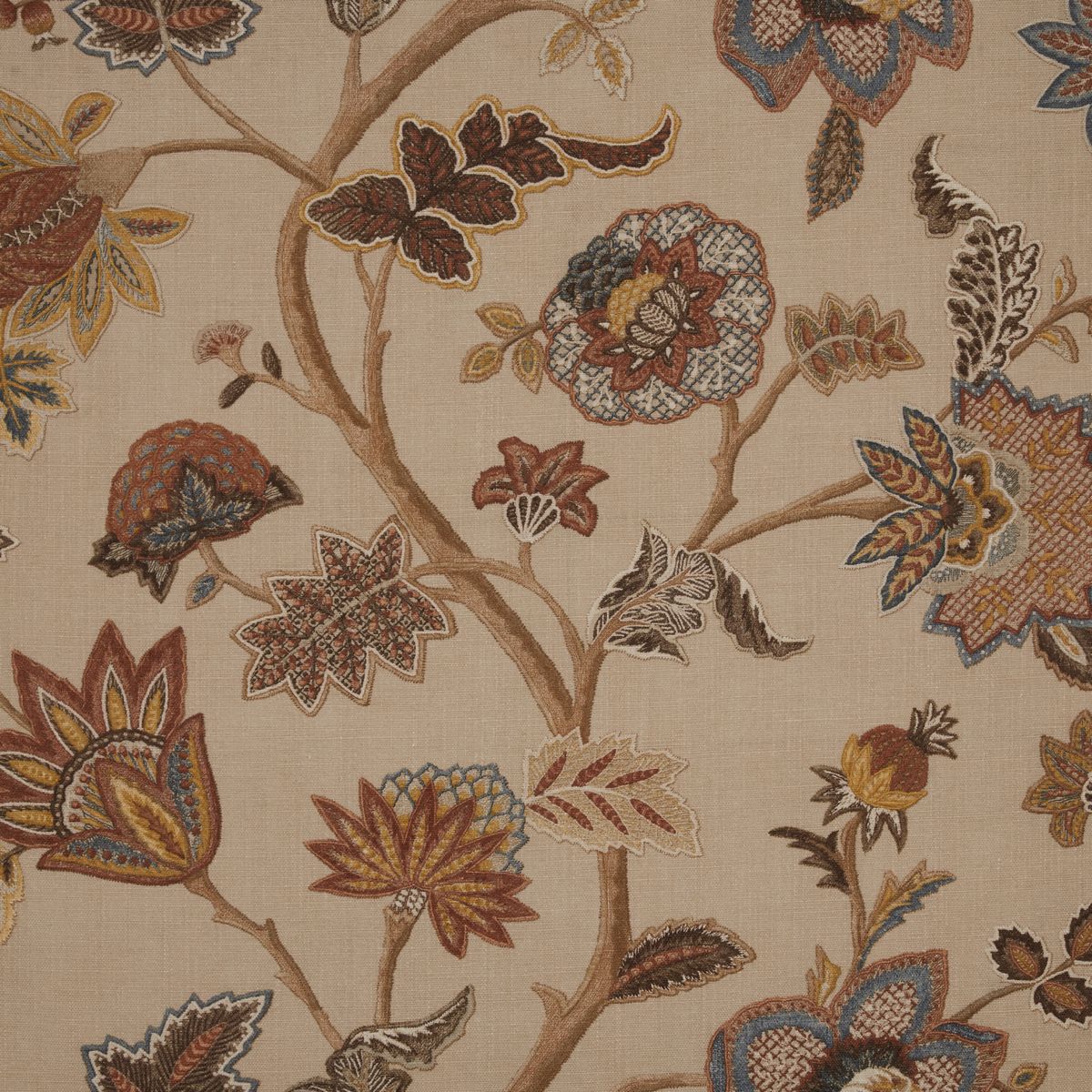 Chanderi Oatmeal Fabric by iLiv