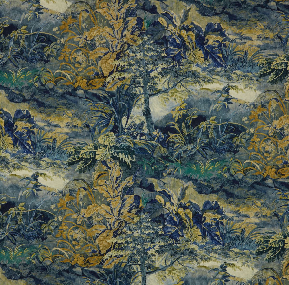 Elysian Delft Fabric by iLiv