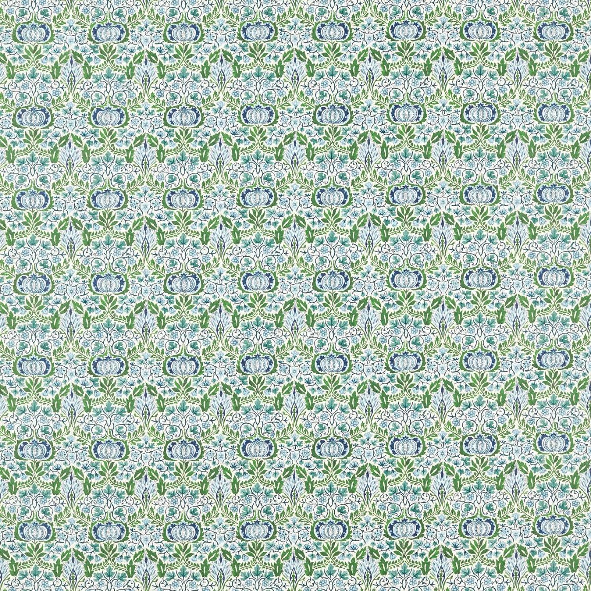 Little Chintz Nettle/Woad Fabric by William Morris & Co.