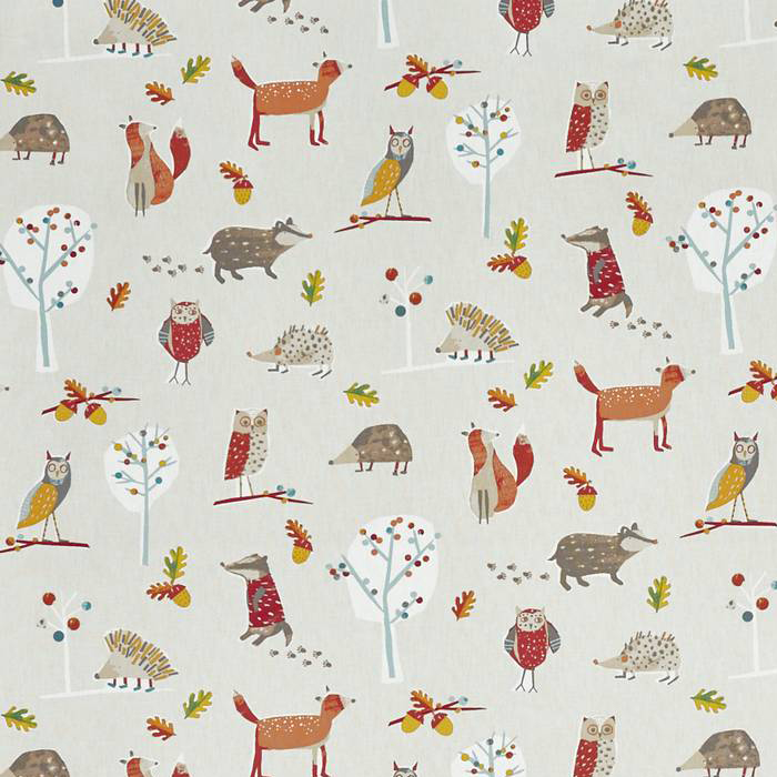 Woodland Quill Fabric by Britannia Rose