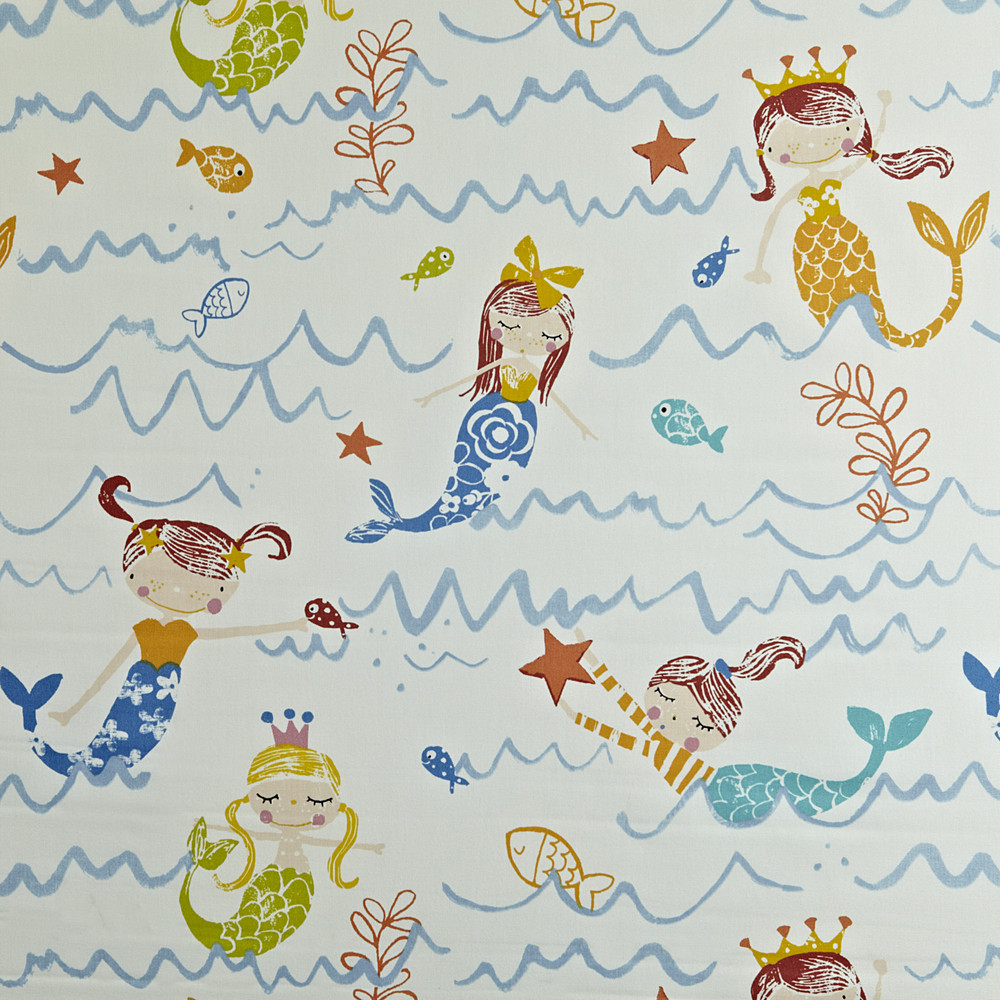 Sea Adventure White Fabric by Britannia Rose