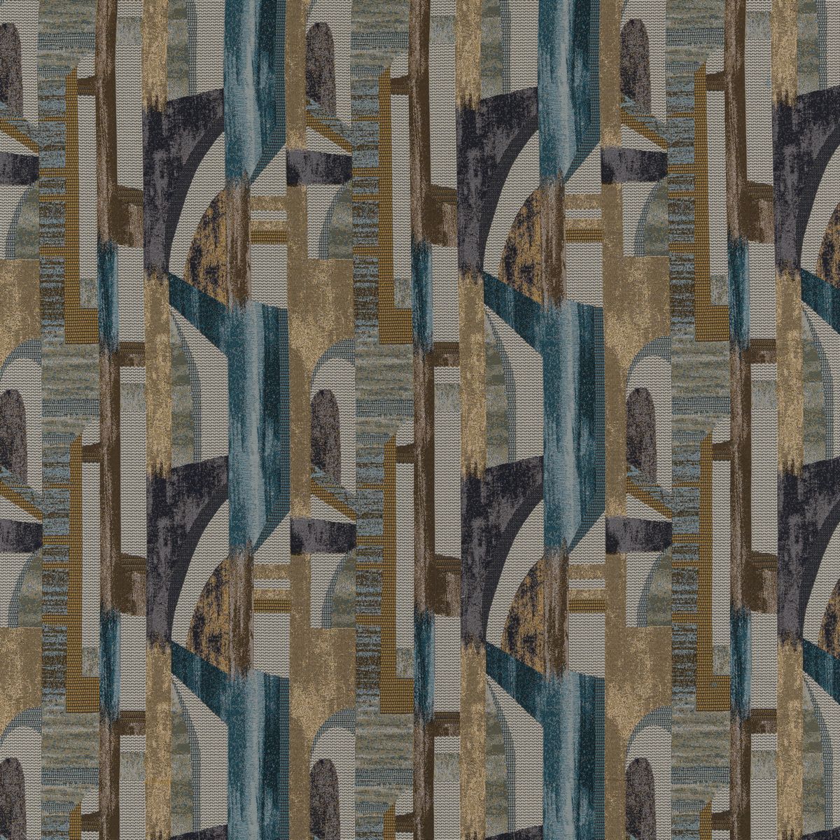 Berlin Teal Fabric by Fryetts