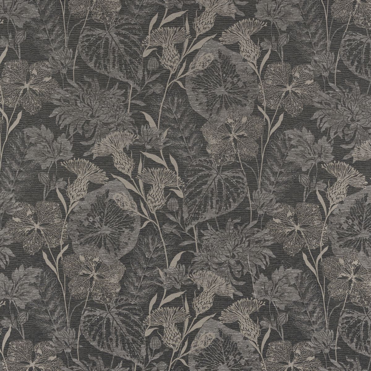 Litton Charcoal Fabric by Fryetts