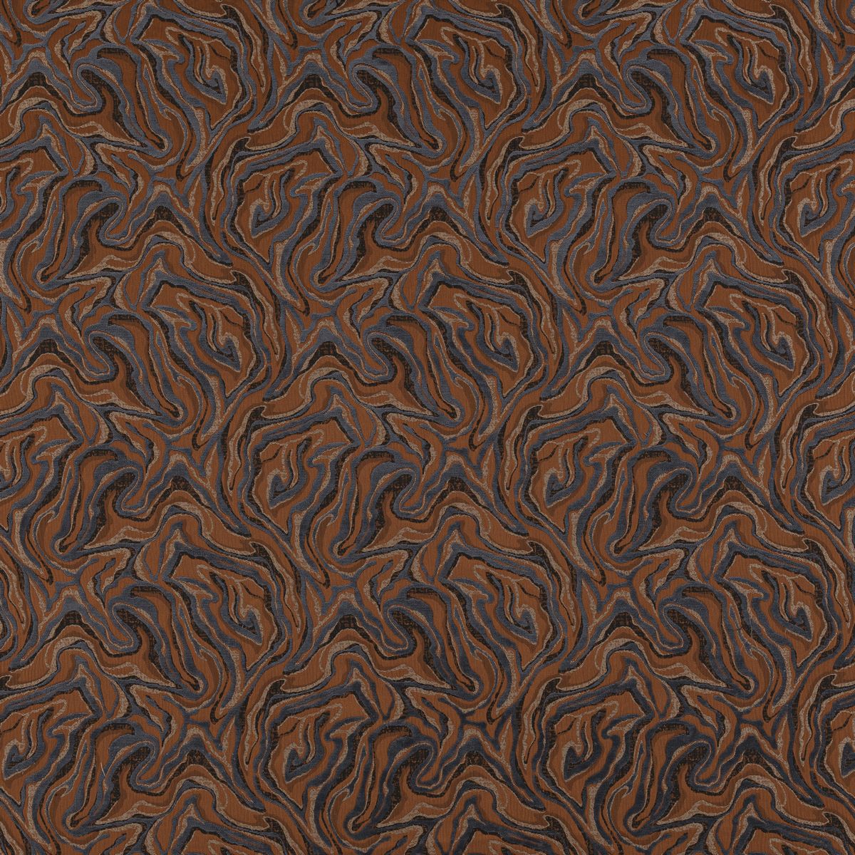 Magma Copper Fabric by Porter & Stone