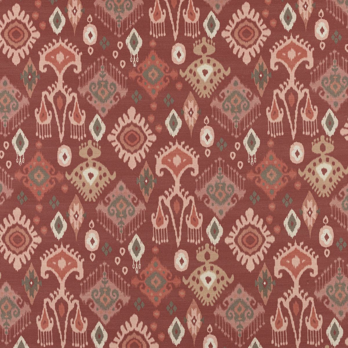 Peru Crimson Fabric by Porter & Stone