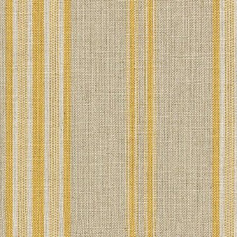 Backridge Stripe Buttercup Fabric by Art Of The Loom