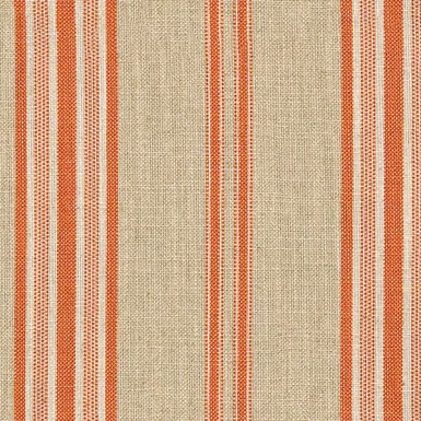 Backridge Stripe Clementine Fabric by Art Of The Loom