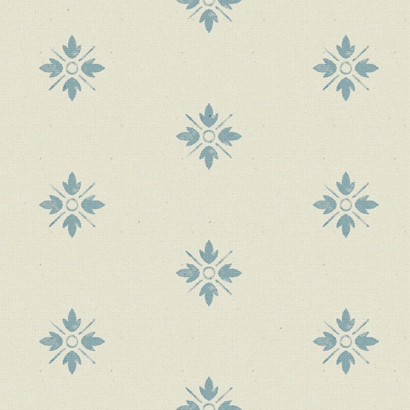 Daphne French Blue Fabric by Art Of The Loom