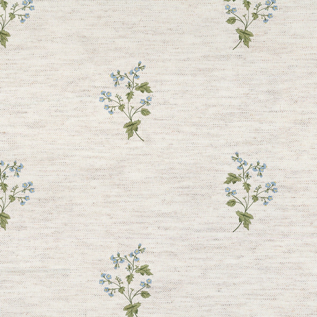 Forget Me Not Fabric by Art Of The Loom