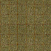 Harris Tweed Huntsman Check Mountain Bracken Fabric by Art Of The Loom