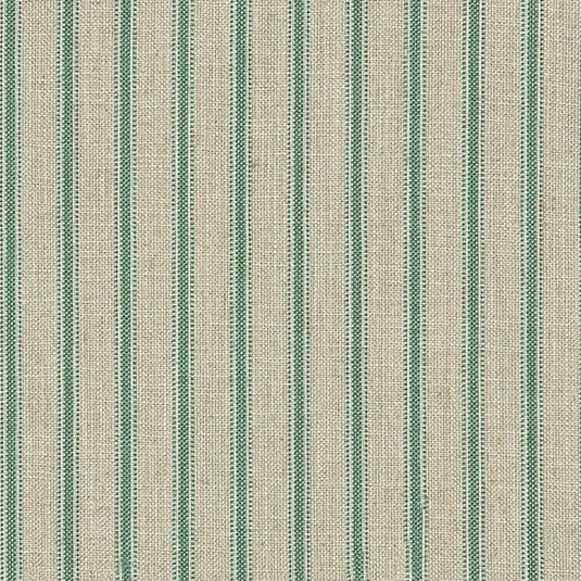 Harrop Stripe Basil Fabric by Art Of The Loom