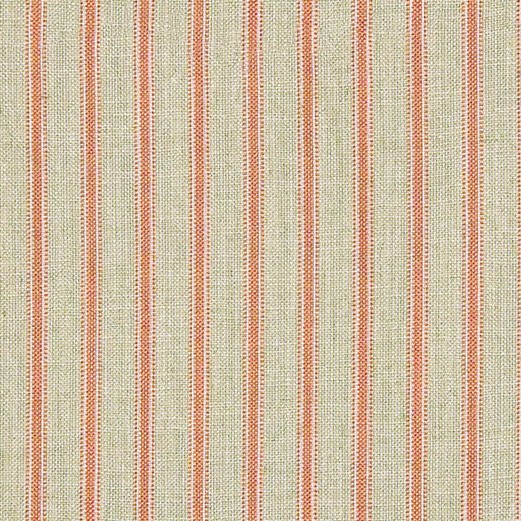 Harrop Stripe Clementine Fabric by Art Of The Loom