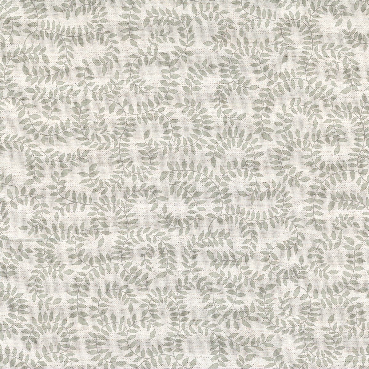 Leaf Scroll Aloe Fabric by Art Of The Loom