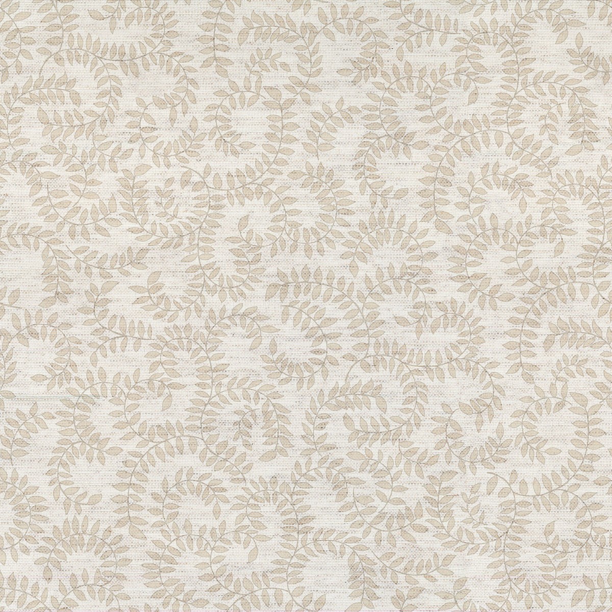 Leaf Scroll Natural Fabric by Art Of The Loom