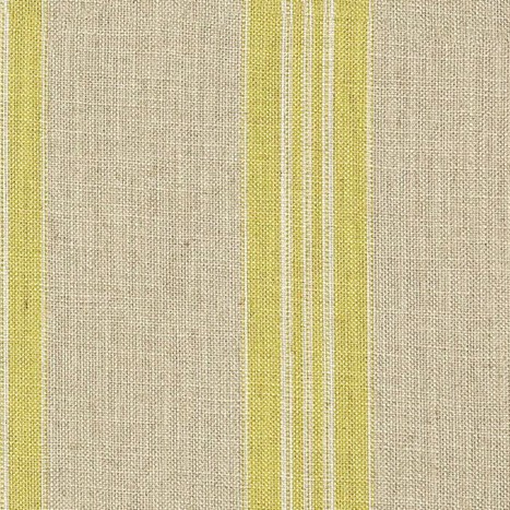 Leagram Stripe Citrus Fabric by Art Of The Loom