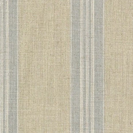 Leagram Stripe Steel Fabric by Art Of The Loom