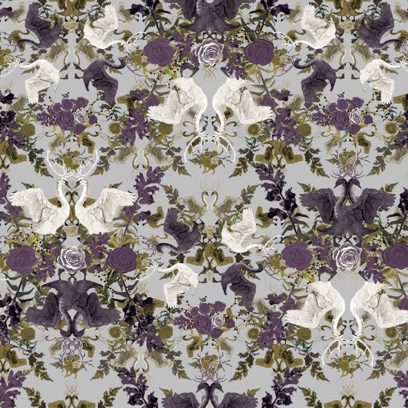 Swansong Attraction Fabric by Utopia