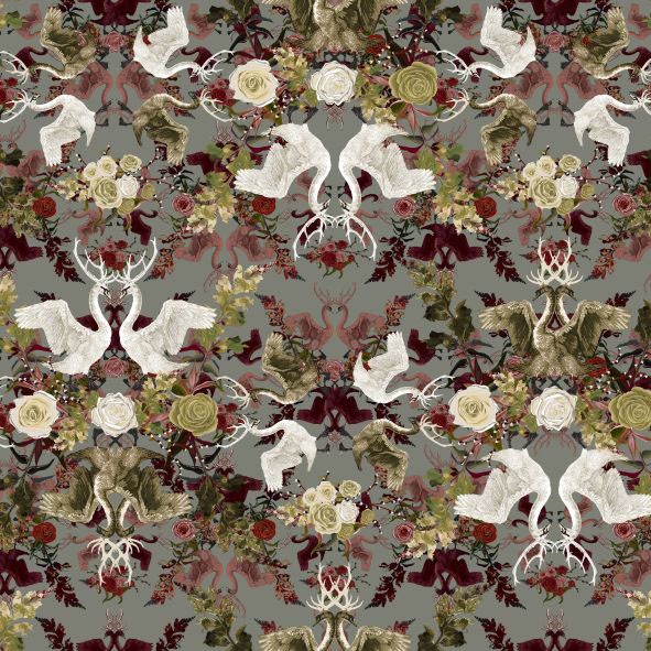 Swansong Enchanting Fabric by Utopia