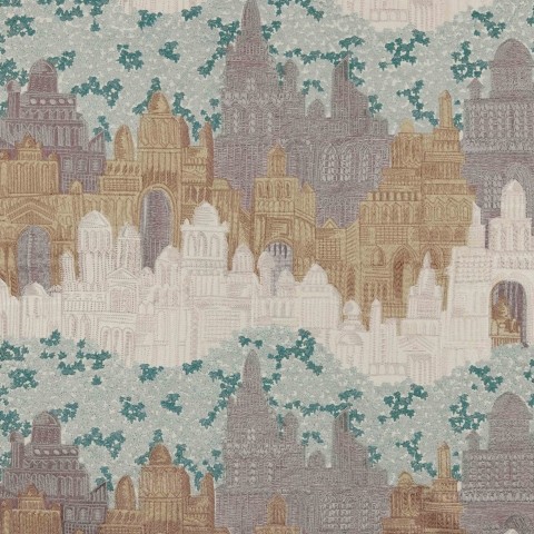 Mughal Document Fabric by Warwick