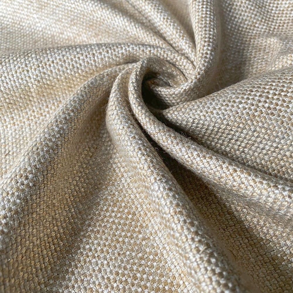 Newbury Sand Fabric by Ian Mankin