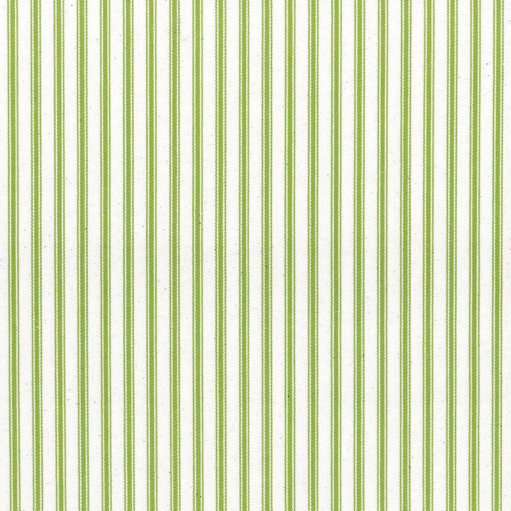 Ticking Stripe 1 Apple Fabric by Ian Mankin