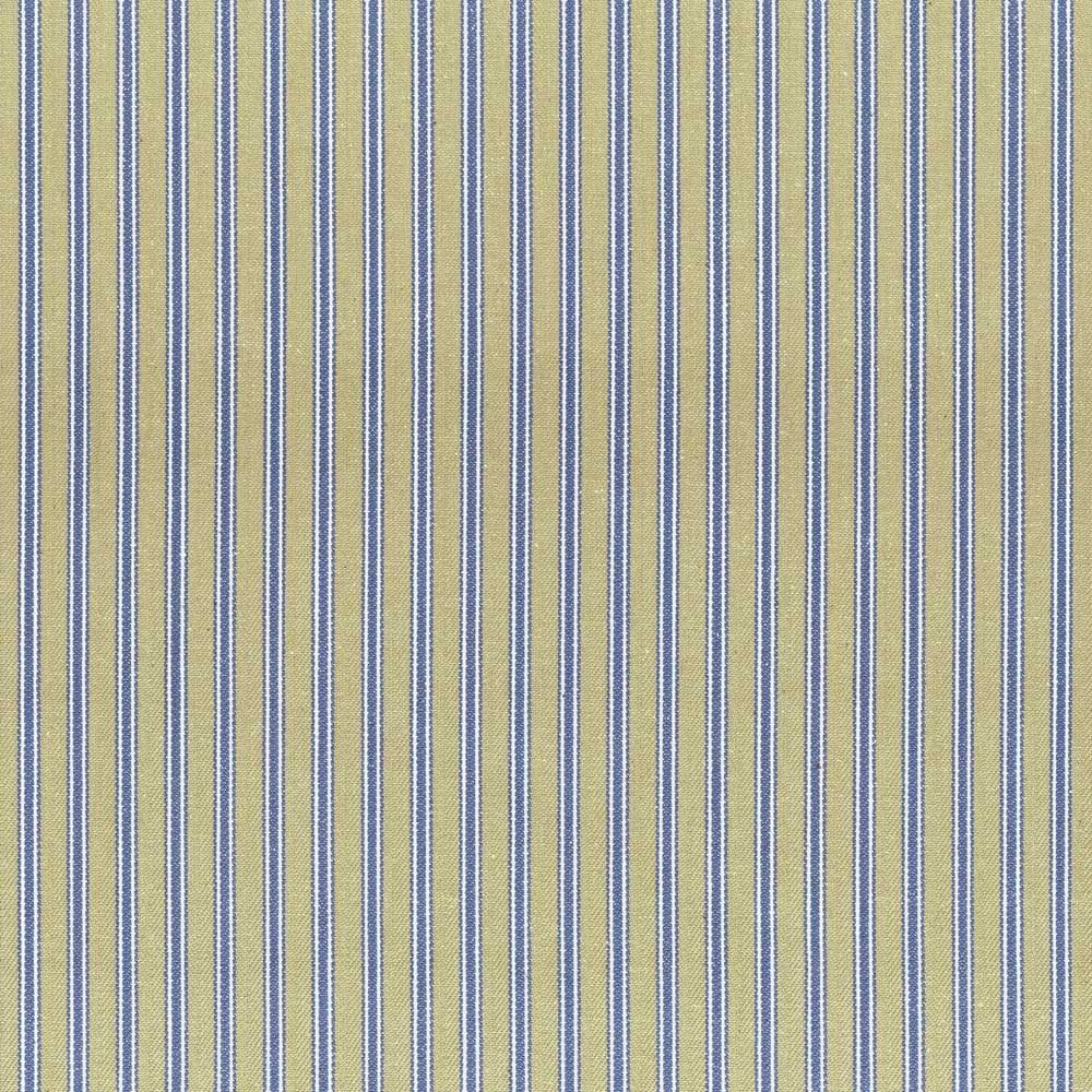 Ticking Stripe 1 Antique Iris Fabric by Ian Mankin