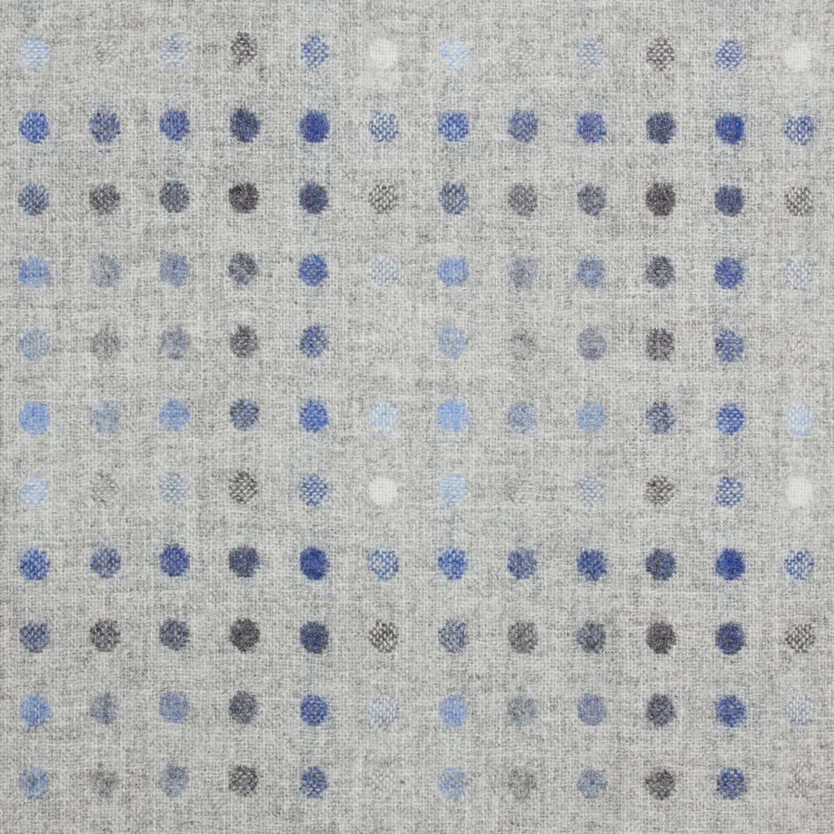 Multispot Silver Blue Fabric by Abraham Moon