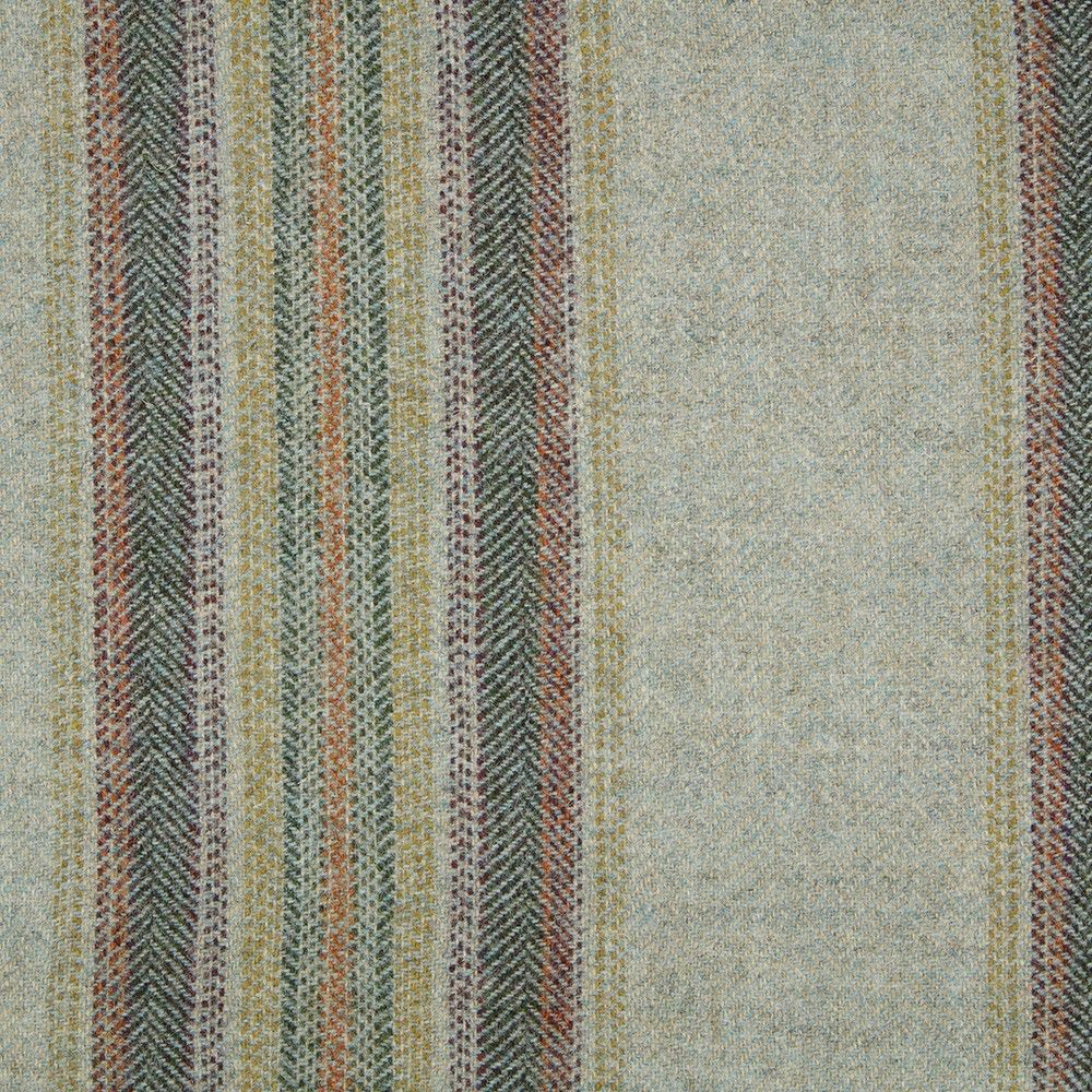 Wentworth Stripe Aqua Fabric by Abraham Moon