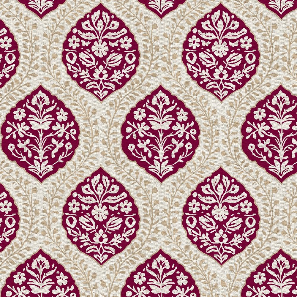 Delhi Ruby Fabric by Chatham Glyn