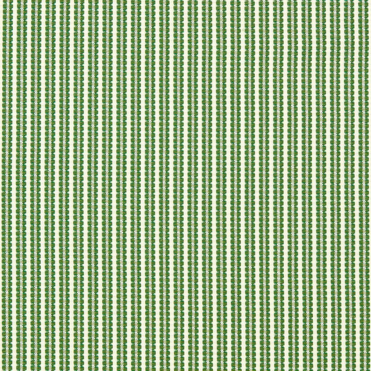 Pepita Stripe Kelly/First Light Fabric by Harlequin