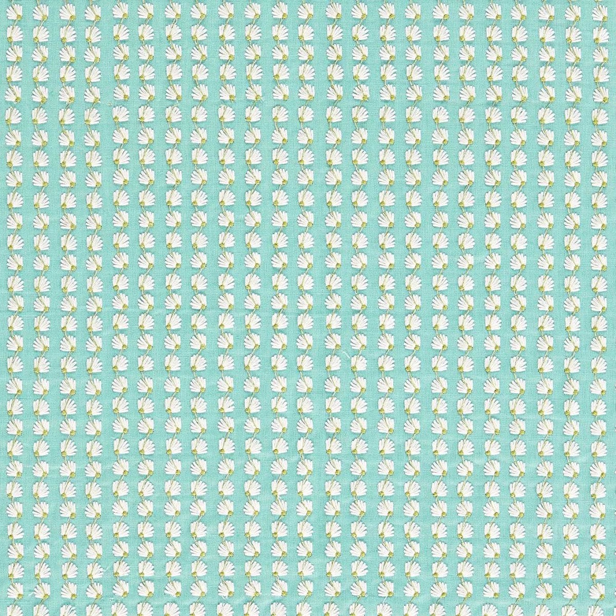 Silene Aqua/First Light/Forest Fabric by Harlequin