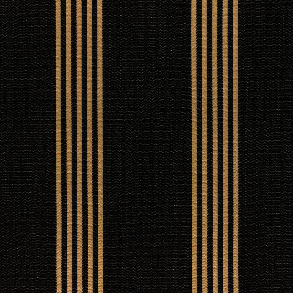 Canvas Stripe Antique Black Fabric by Ian Mankin