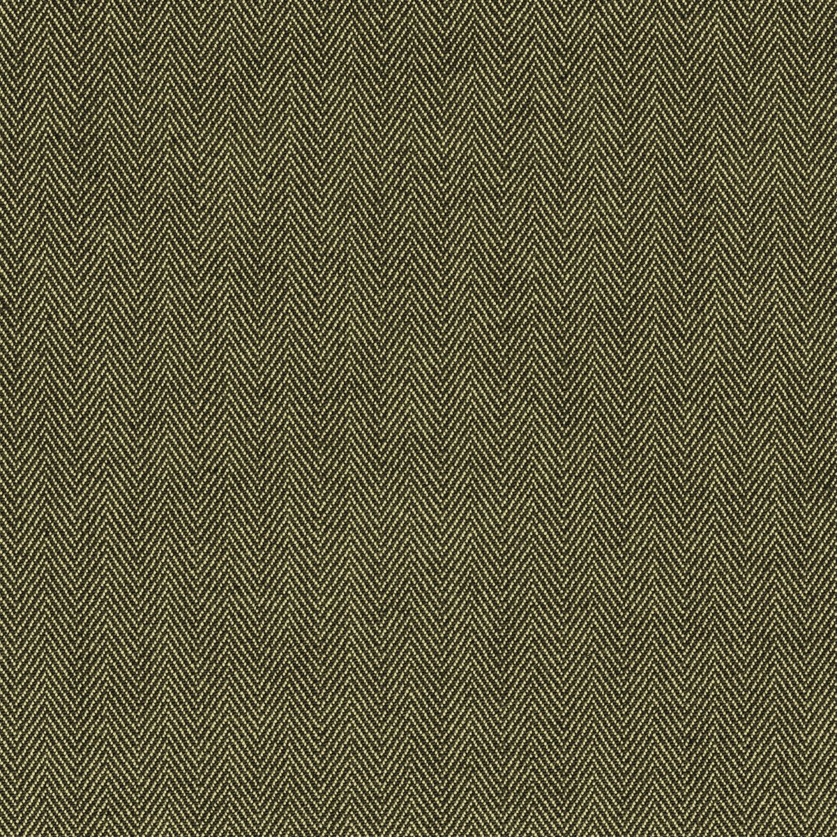 Fresco Herringbone Khaki Fabric by Ian Mankin