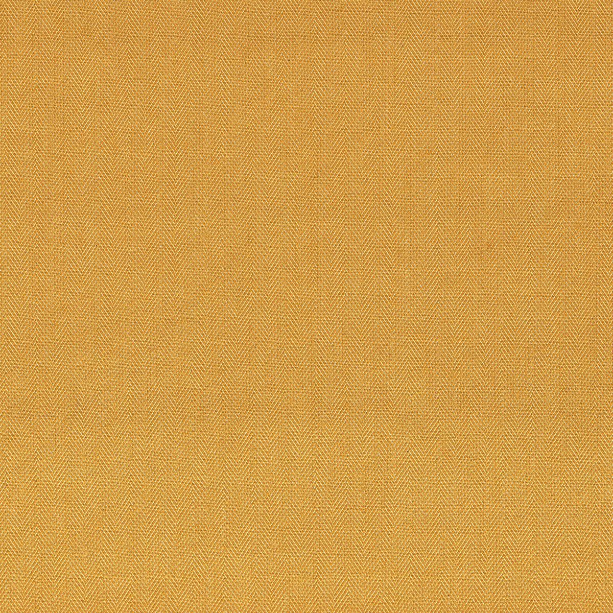 Fresco Herringbone Ochre Fabric by Ian Mankin