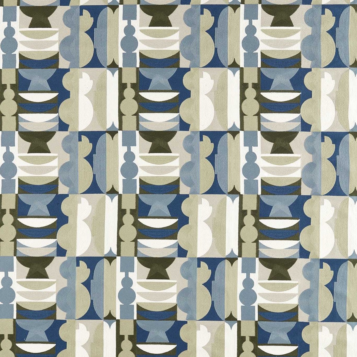 Pot Shop Atlantic/Neptune Green Fabric by Harlequin