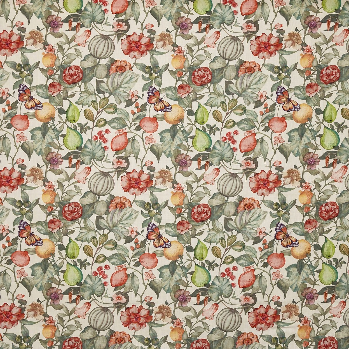 Clemence Papaya Fabric by Prestigious Textiles