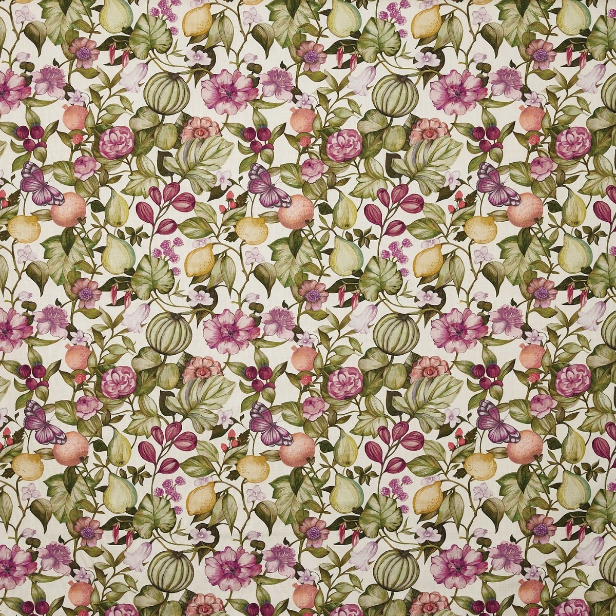 Clemence Wisteria Fabric by Prestigious Textiles