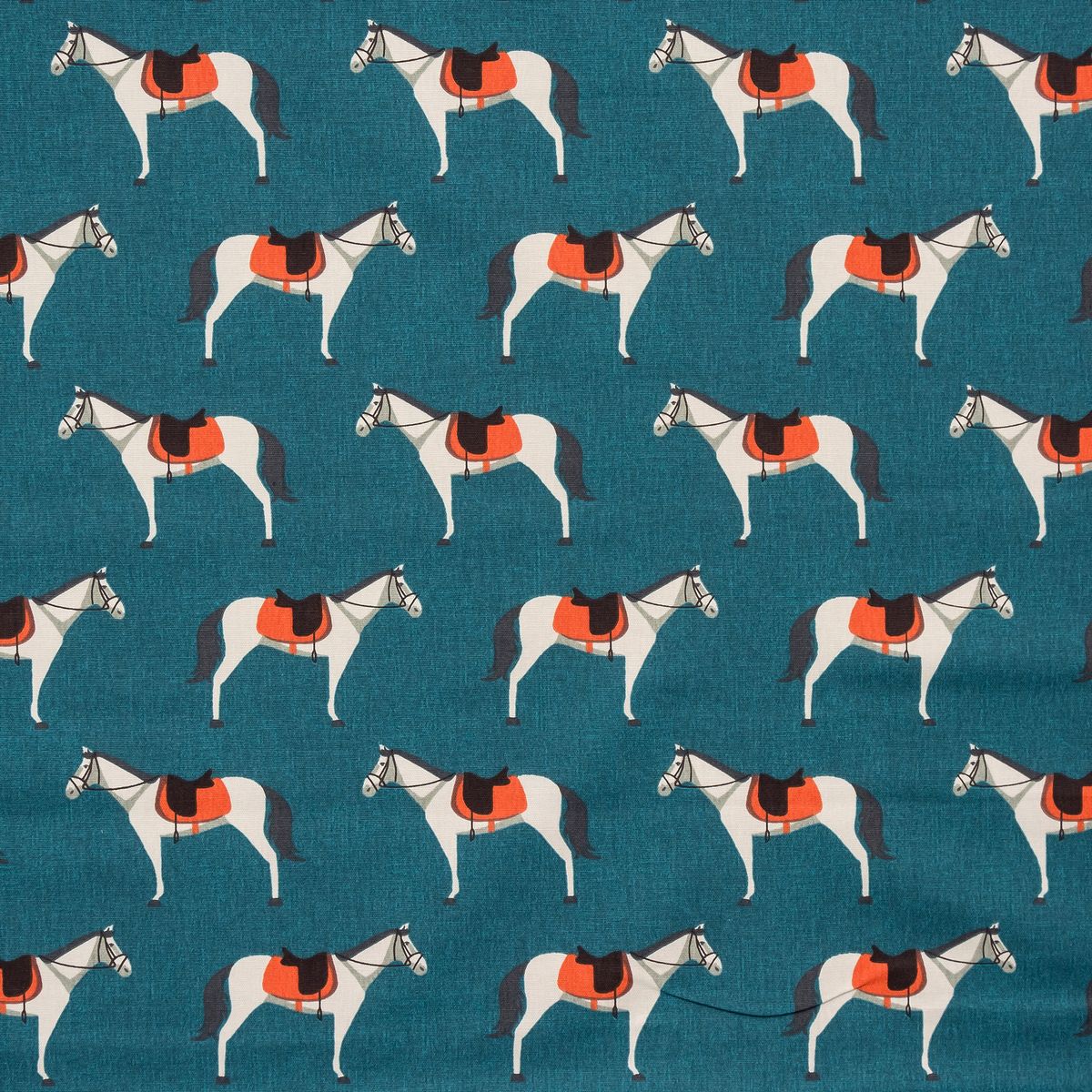 Cheval Teal Fabric by Fryetts