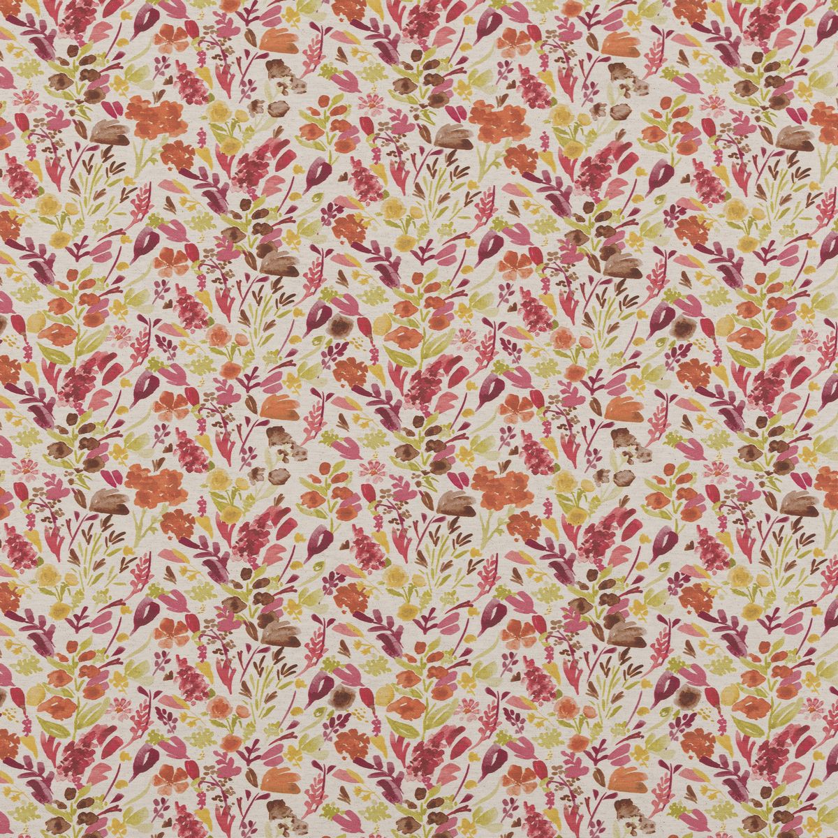 Wild Meadow Paprika Fabric by Porter & Stone